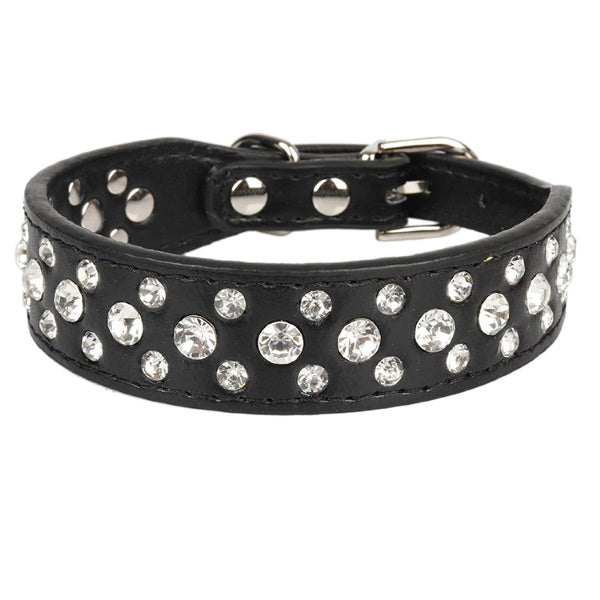 Rhinestone studded Dog Collar