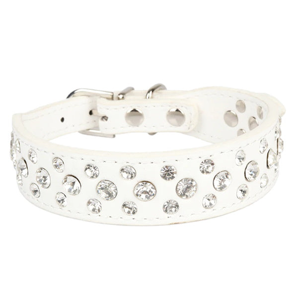 Rhinestone studded Dog Collar