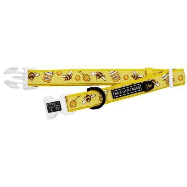 Big & Little Dogs Bee-Hiving Collar & Bow Tie
