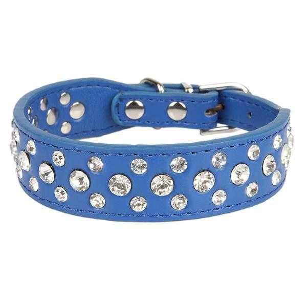 Rhinestone studded Dog Collar