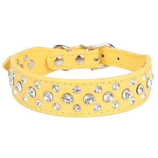 Rhinestone studded Dog Collar